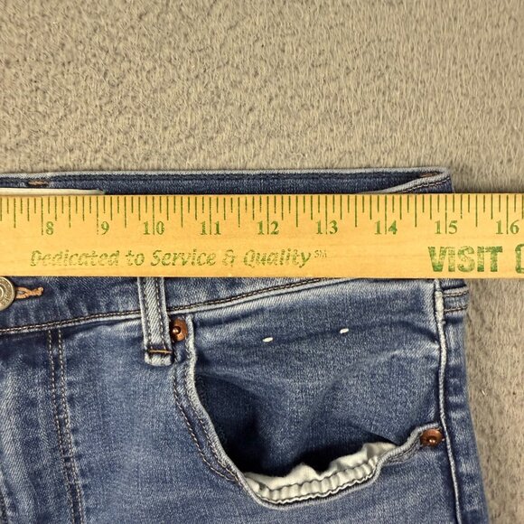 Abercrombie & Fitch Jeans Womens 32/14 Blue The Flare Leg Ultra High Rise Denim - Picture 4 of 10